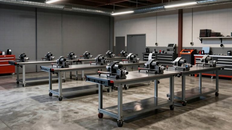 top garage bench vises