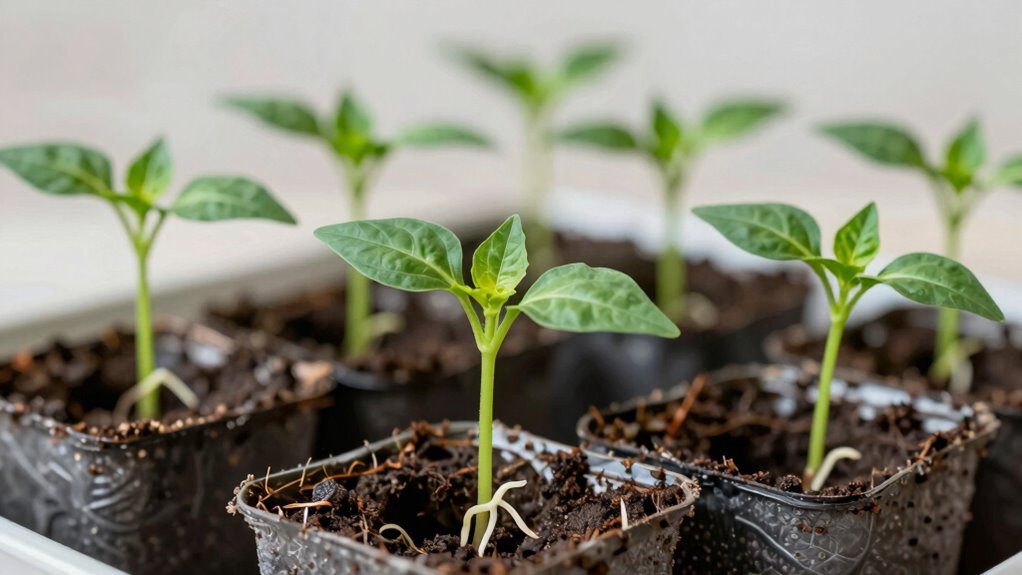 transplant peppers for growth