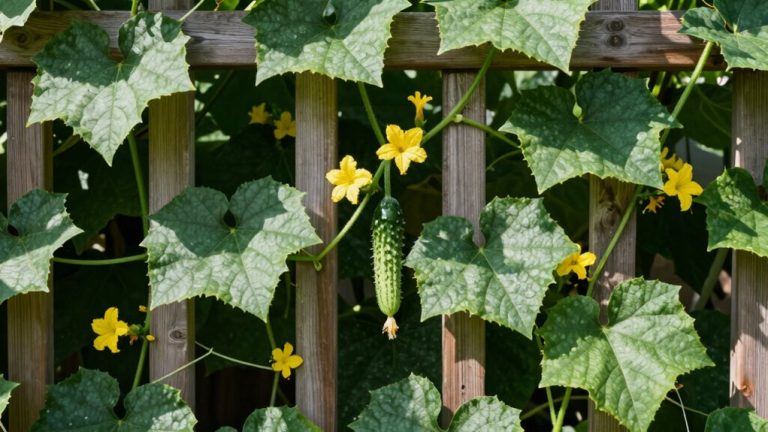 trellis support for cucumbers