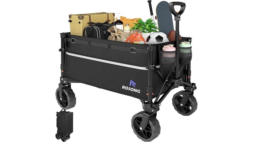 versatile folding utility cart