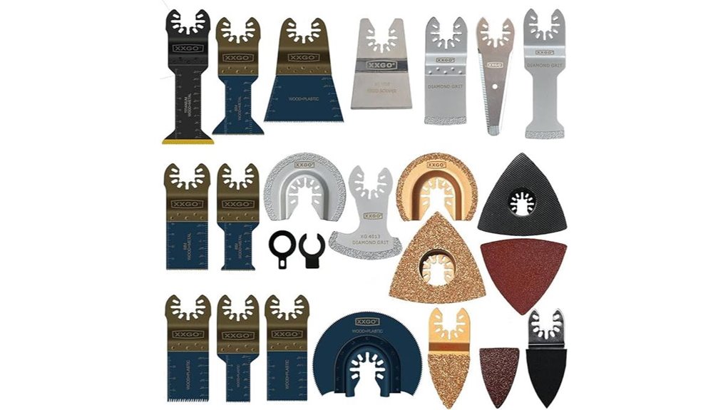 versatile multitool blade set