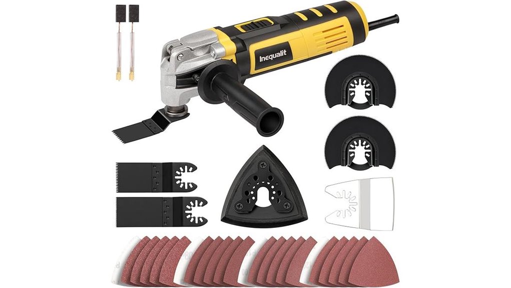 versatile oscillating tool set