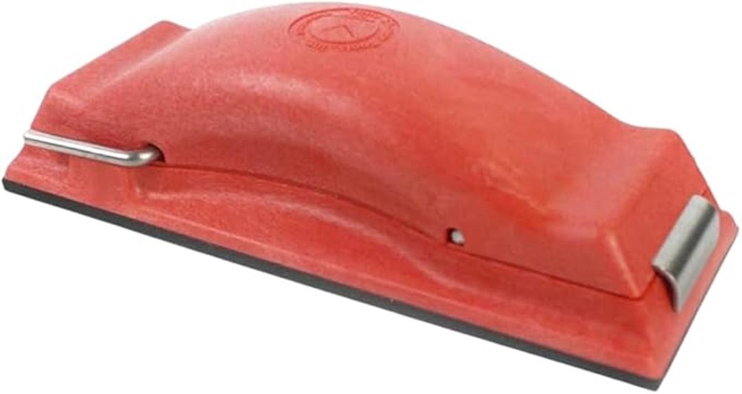 versatile red sanding block