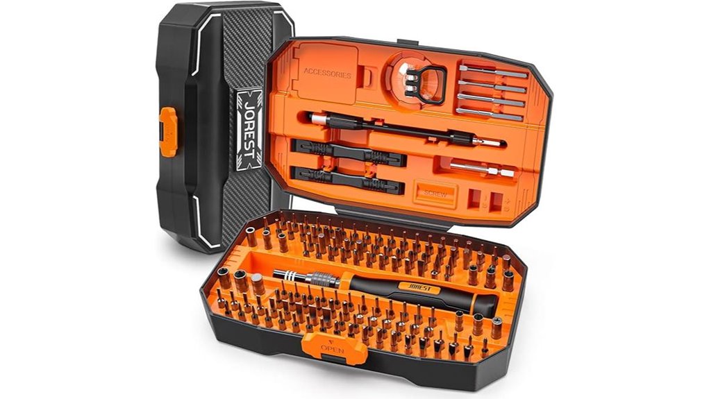versatile screwdriver set included