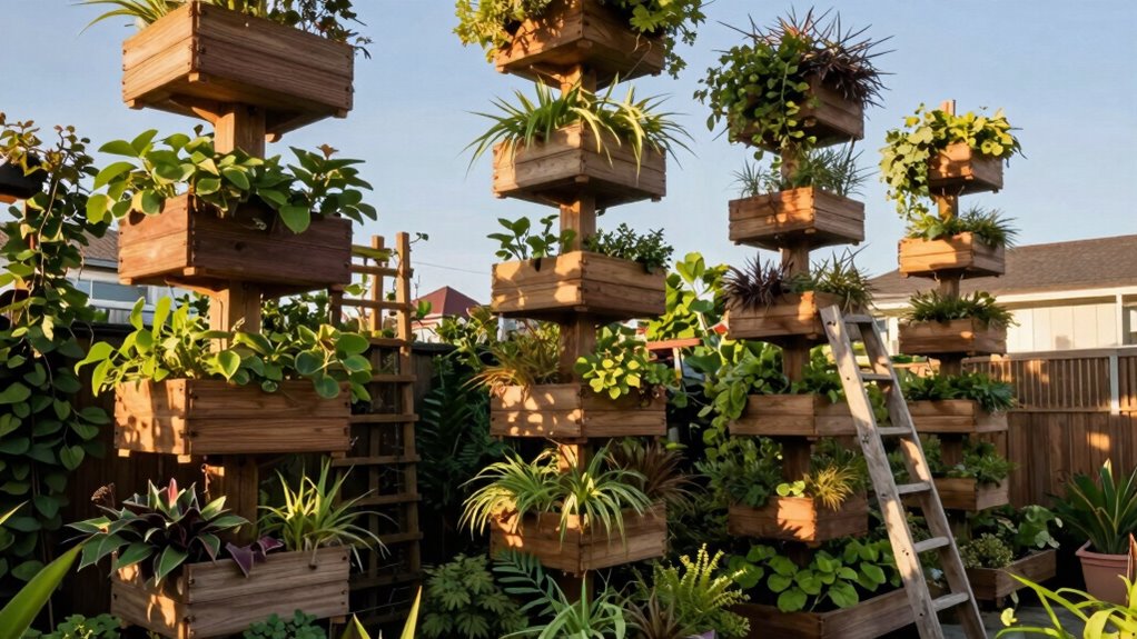 vertical gardening space saving solutions