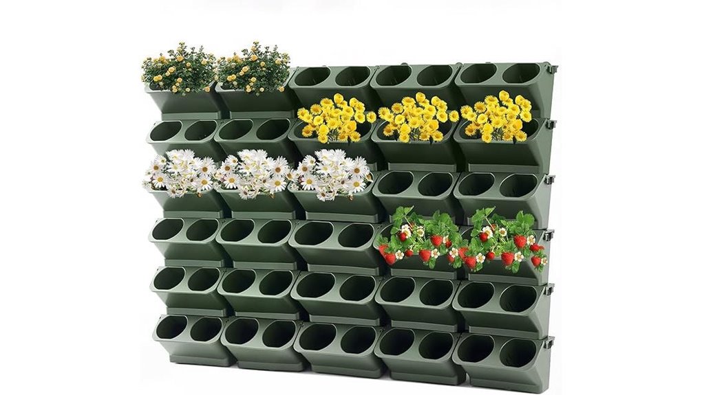 vertical stackable planter kit