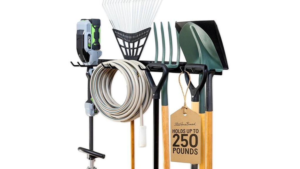 wall mounted garage storage solution