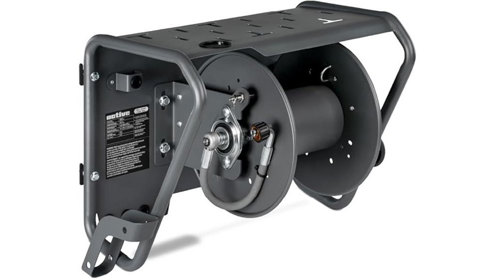 wall mounted pressure hose reel