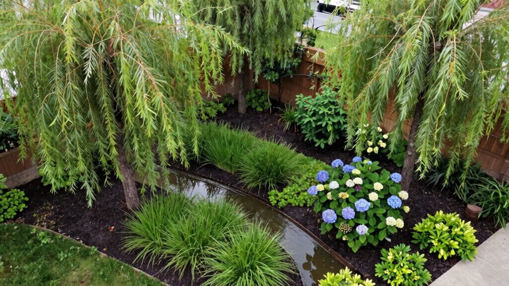 water loving plants enhance drainage