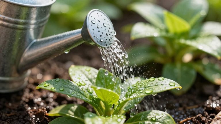 water plants effectively during heat