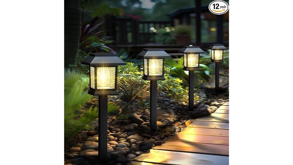 waterproof solar lights set
