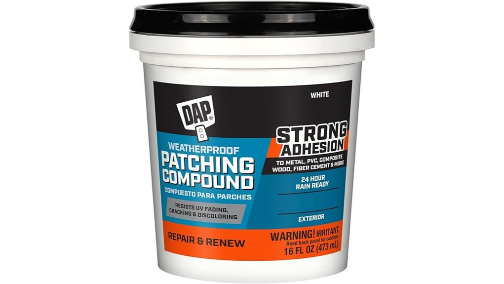 weatherproof patching compound white