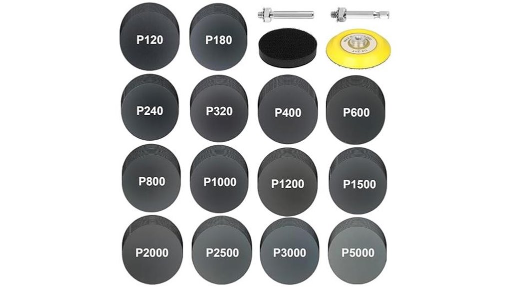 wet dry sanding disc set