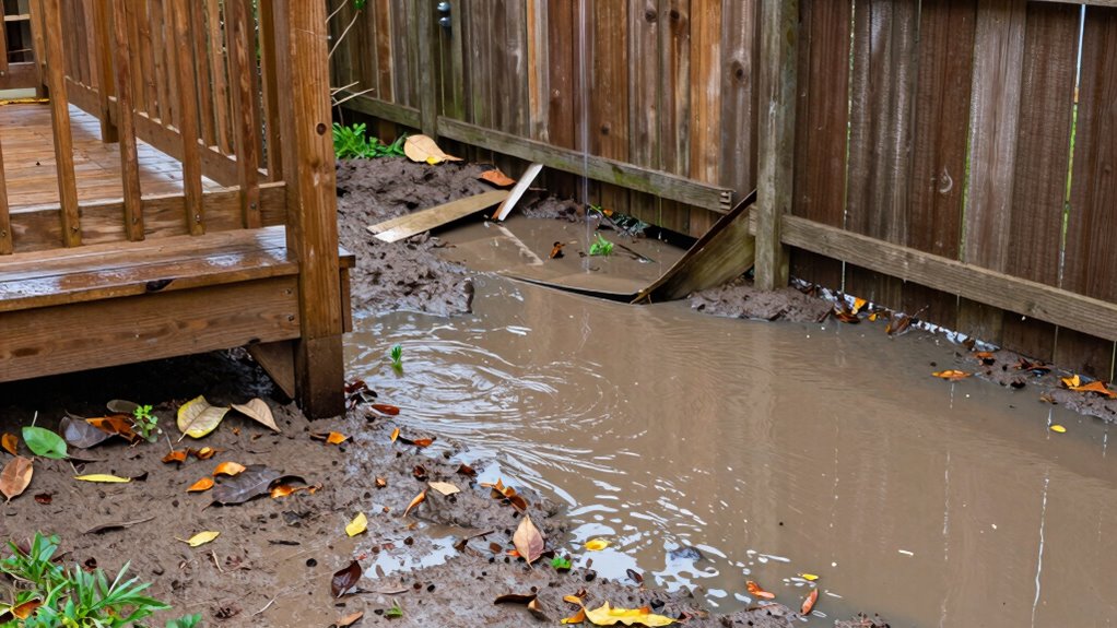 yard drainage solutions needed