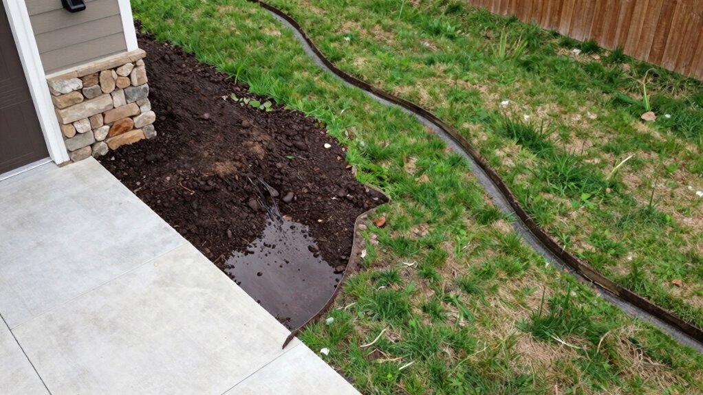 yard grading for drainage