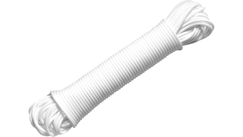 100 foot white clothesline