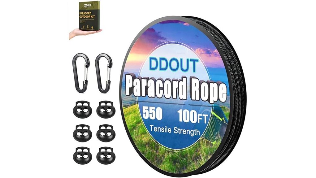 camping paracord rope kit
