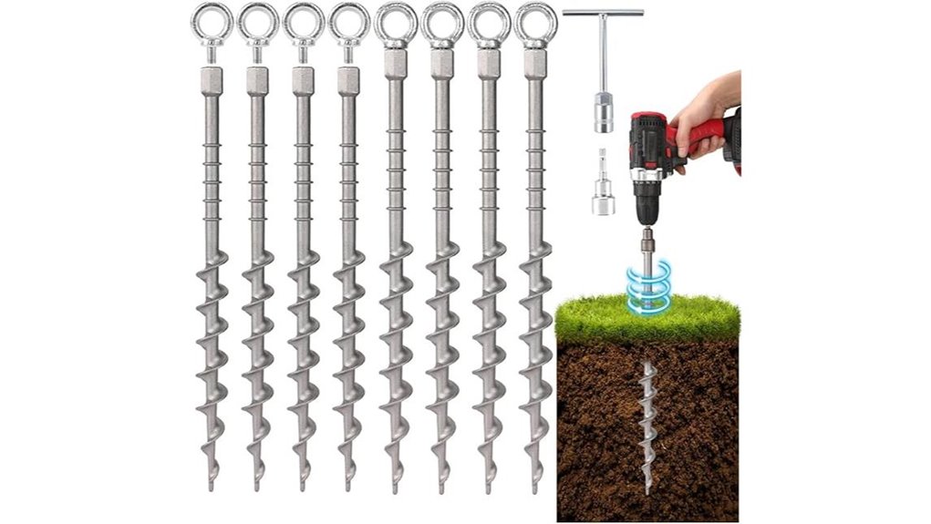 camping tent ground anchors