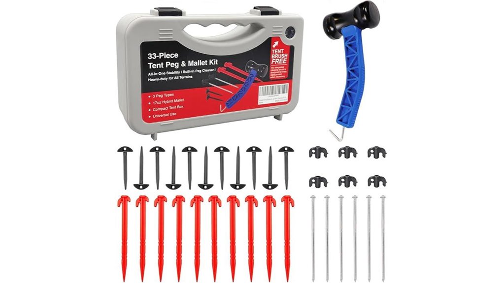 complete camping stake set