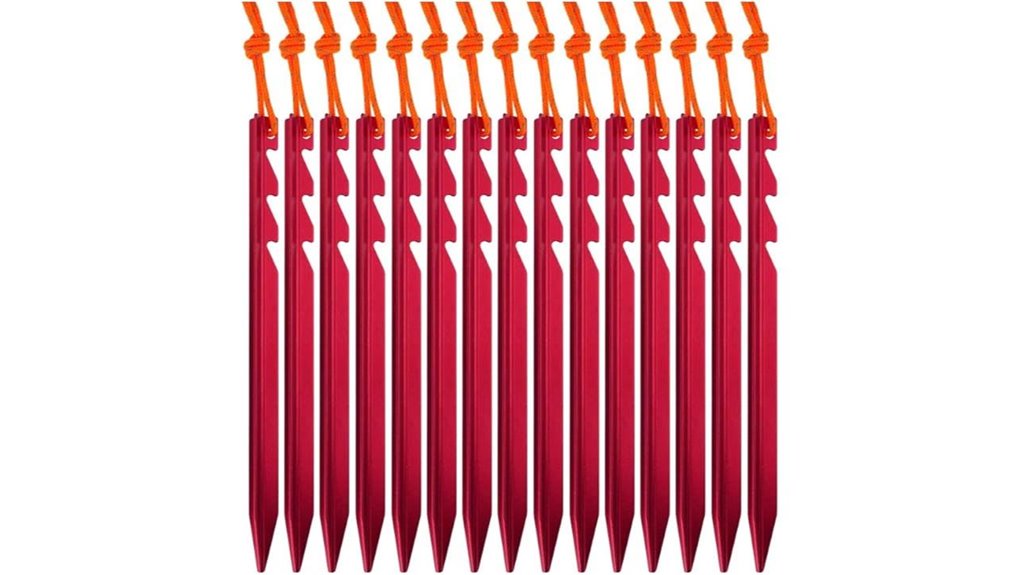 durable aluminum tent stakes