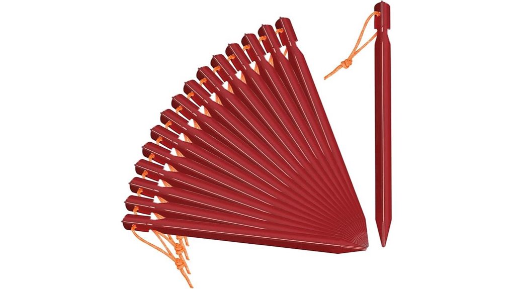 durable aluminum tent stakes