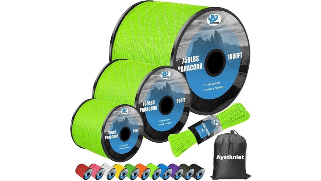 durable camping paracord rope