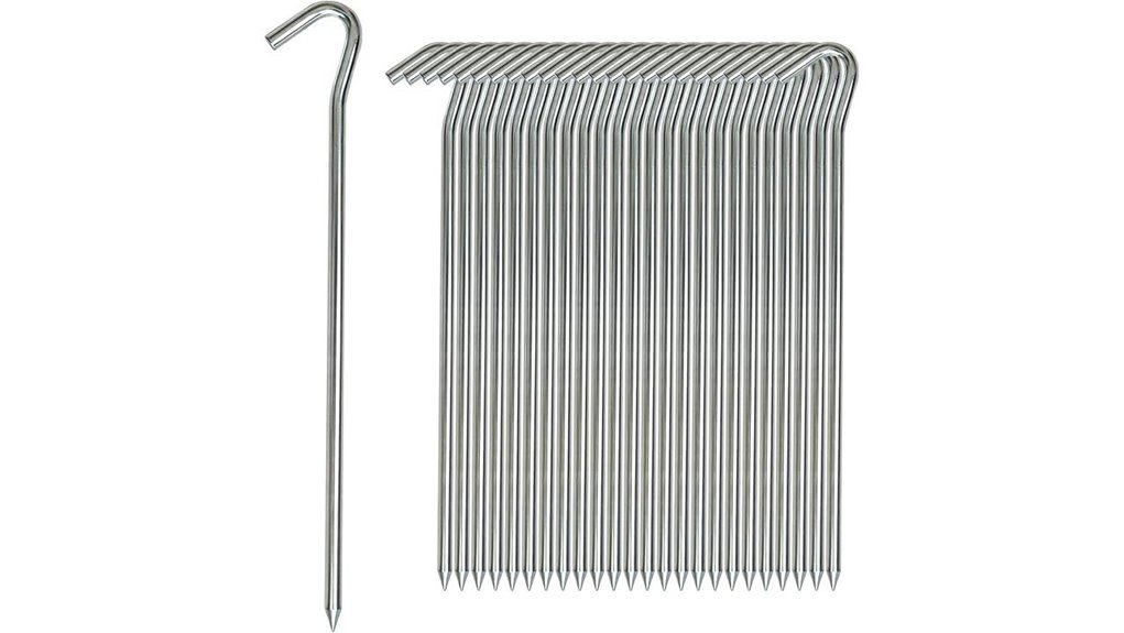 durable metal tent stakes