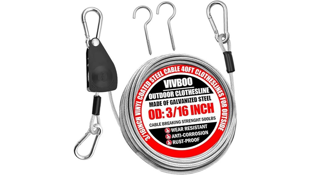 durable outdoor clothesline solution