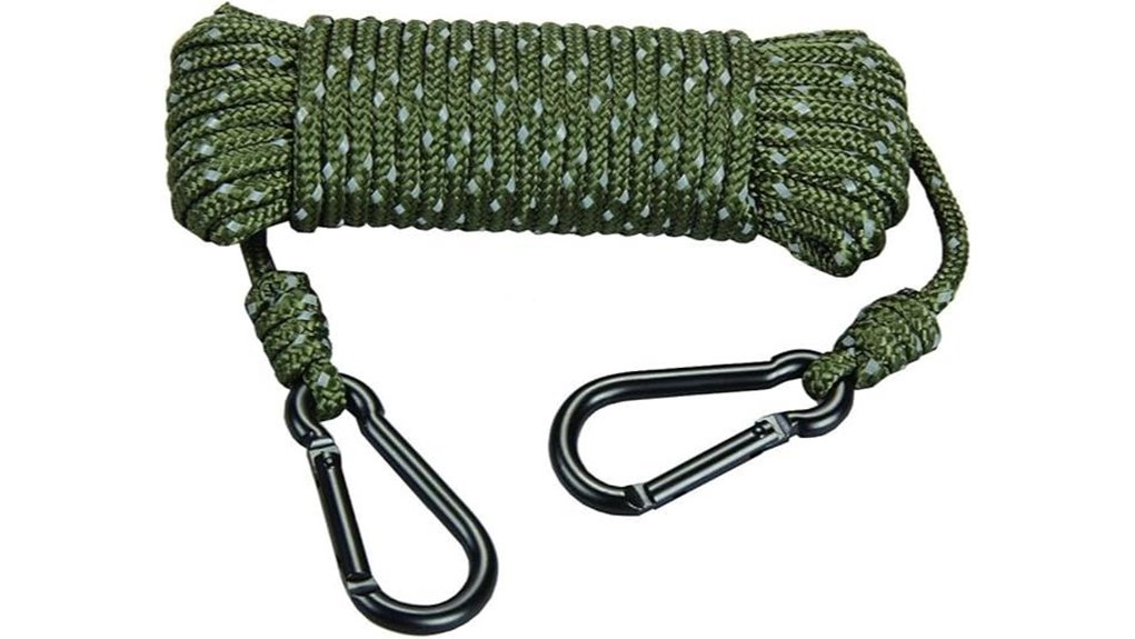 durable reflective treestand rope