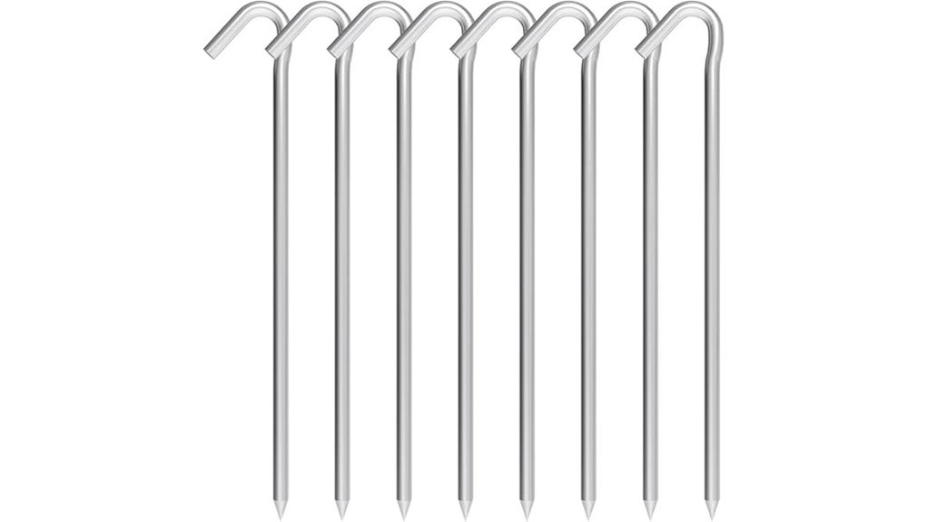 durable tent stake set
