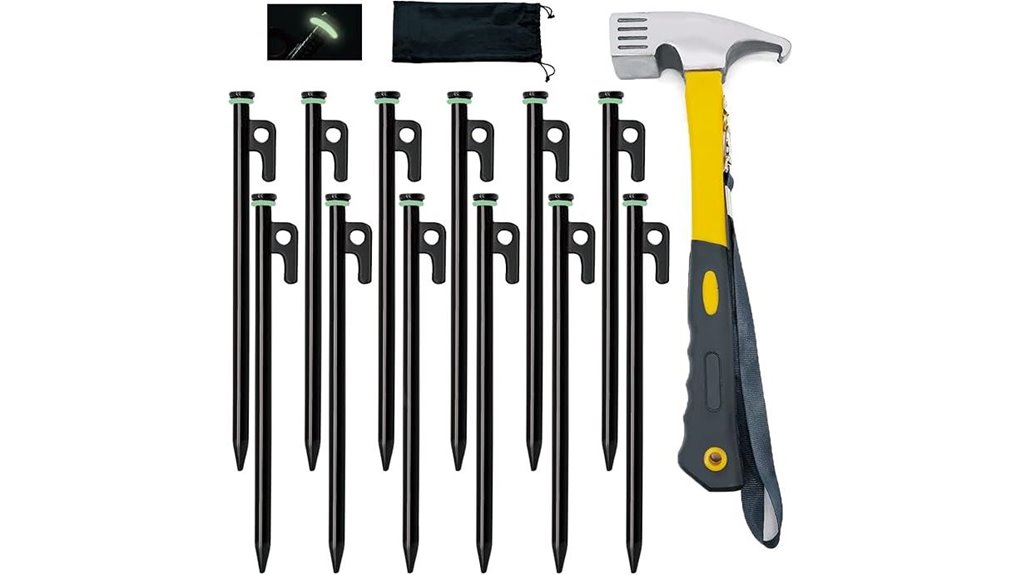durable tent stakes bundle
