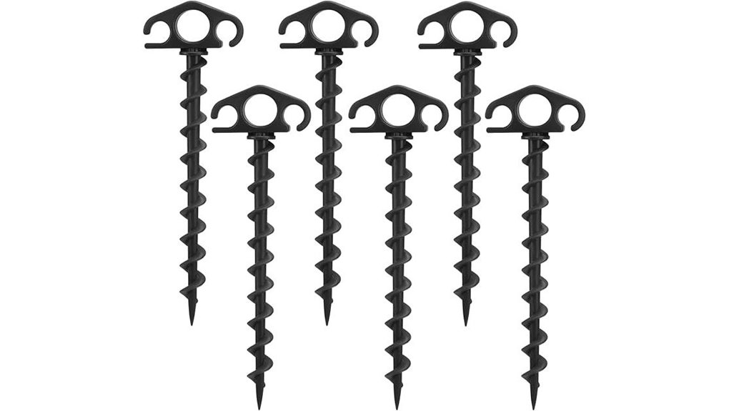 durable tent stakes included