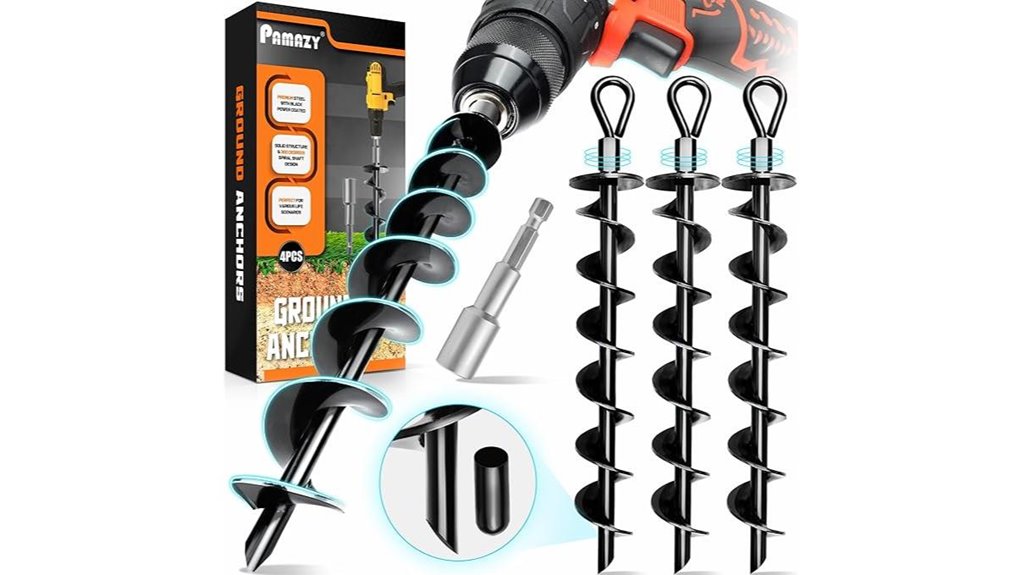 ground anchors with drill