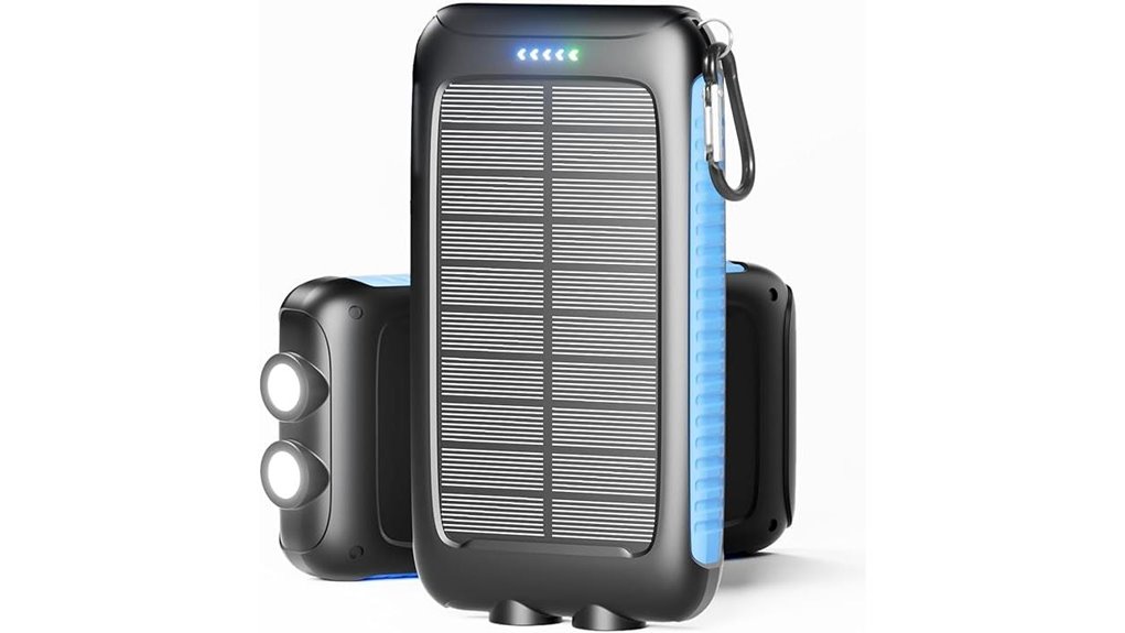 high capacity solar power bank