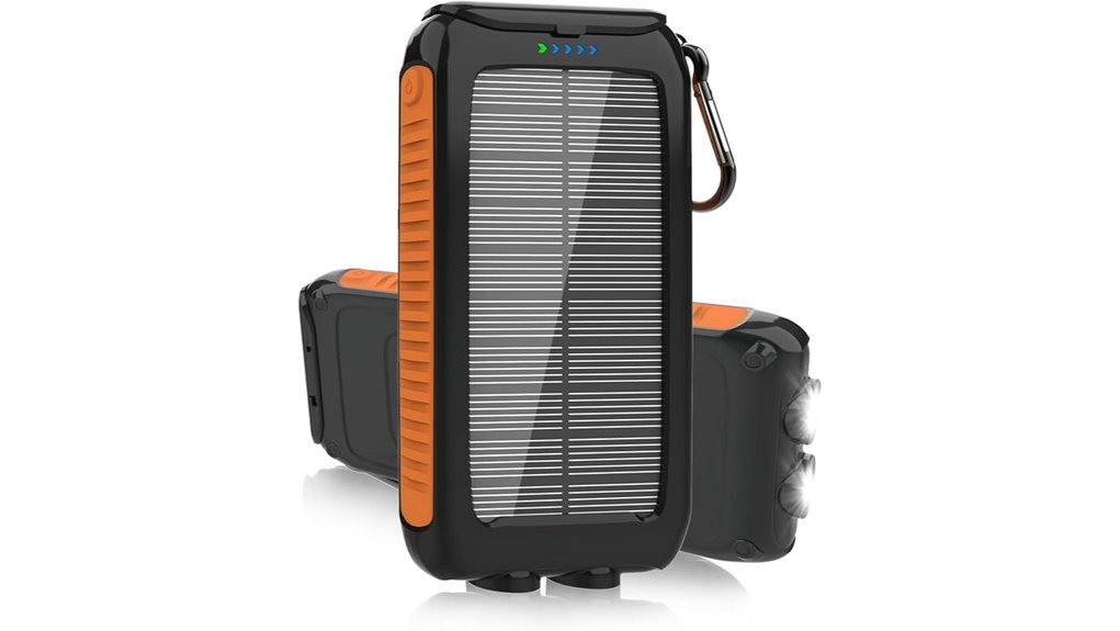 high capacity solar power bank