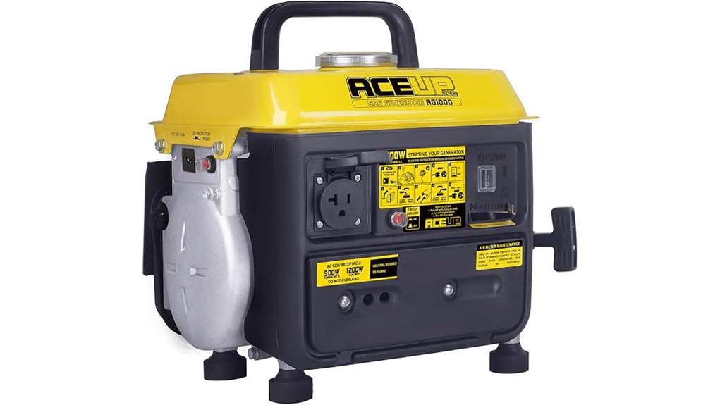 lightweight camping gas generator