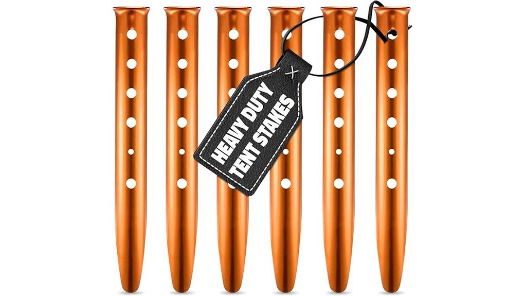 lightweight camping tent stakes