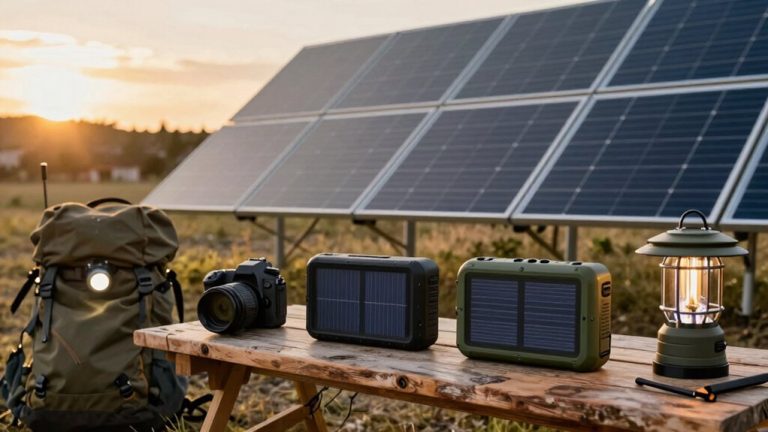 portable solar camping gear