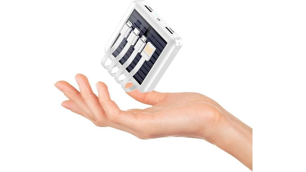 portable solar charger 12000mah