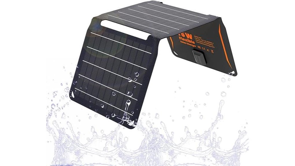 portable solar charger device
