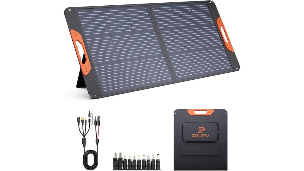 portable solar panel bundle