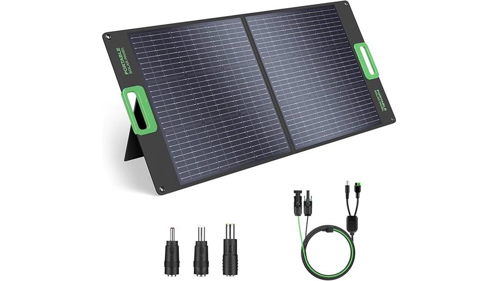 portable solar panel efficiency