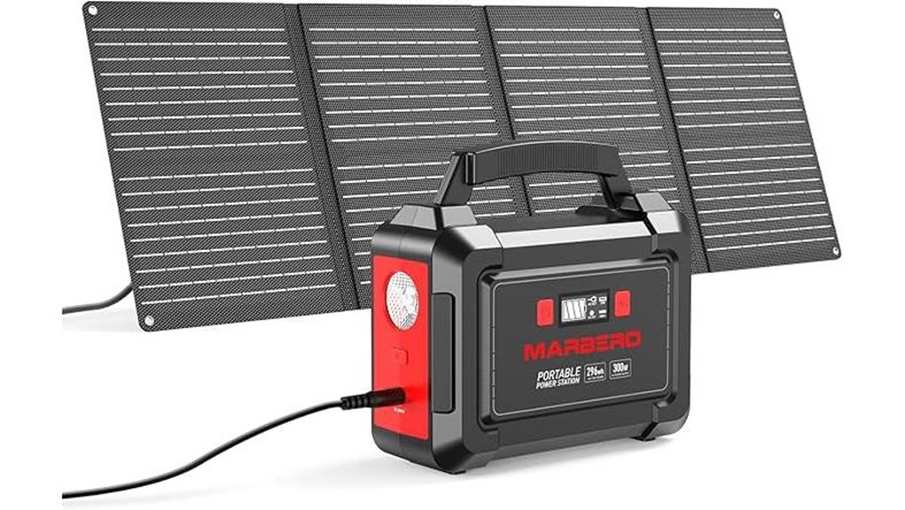 portable solar power generator
