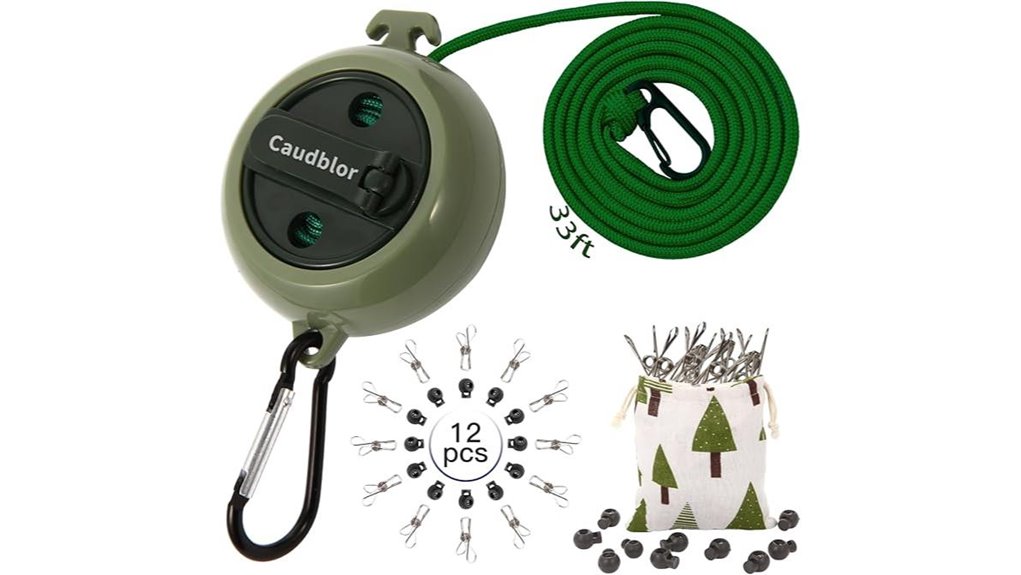 portable travel clothesline cord