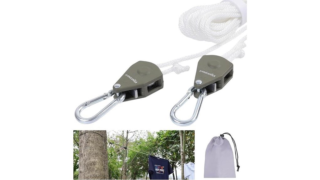 portable white travel clothesline