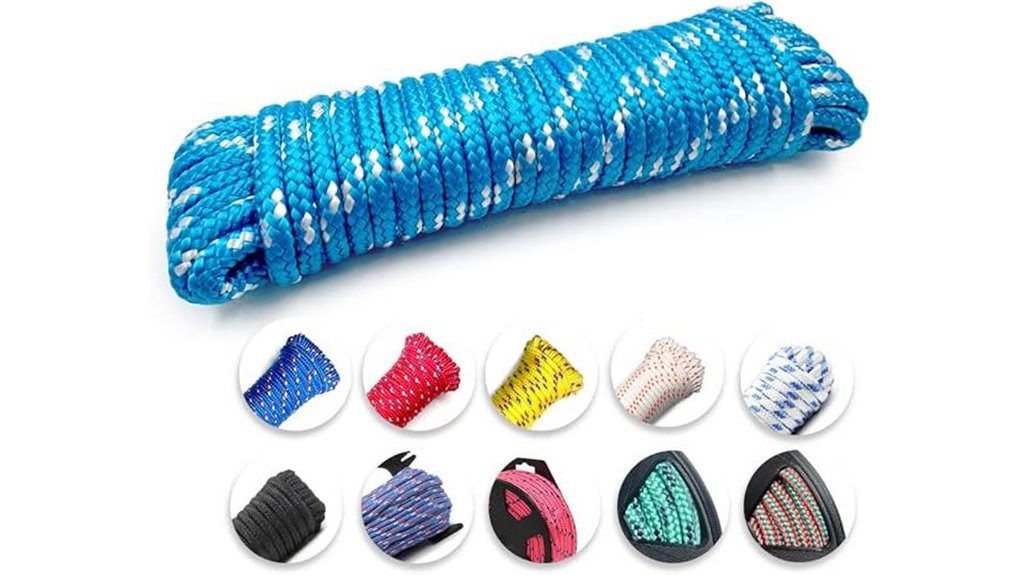 quarter inch braided rope