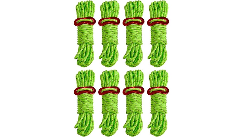 reflective tent cord pack