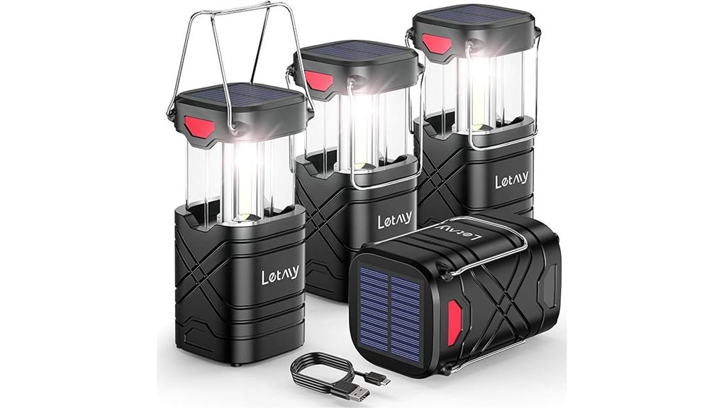 solar and usb lanterns