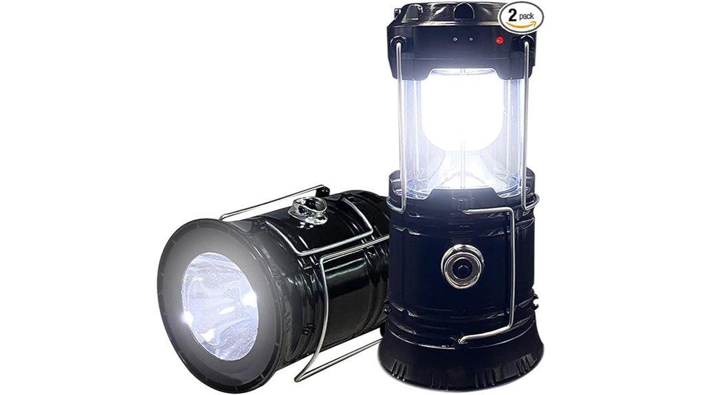 solar lantern and flashlight