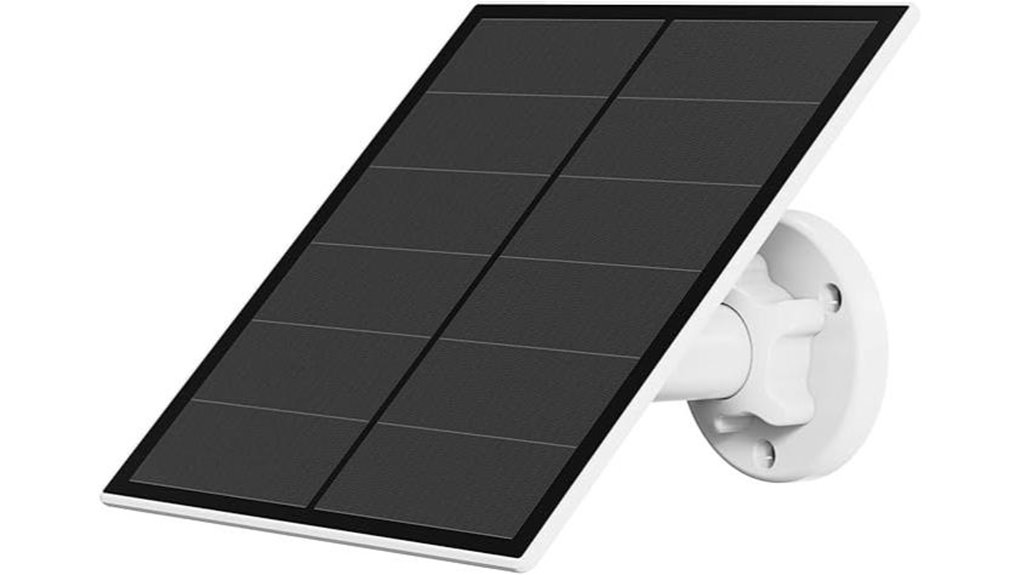 solar panel for security